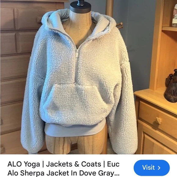 ALO Yoga Jackets & Blazers - ALO Yoga Faux Fur Sherpa Jacket size xs